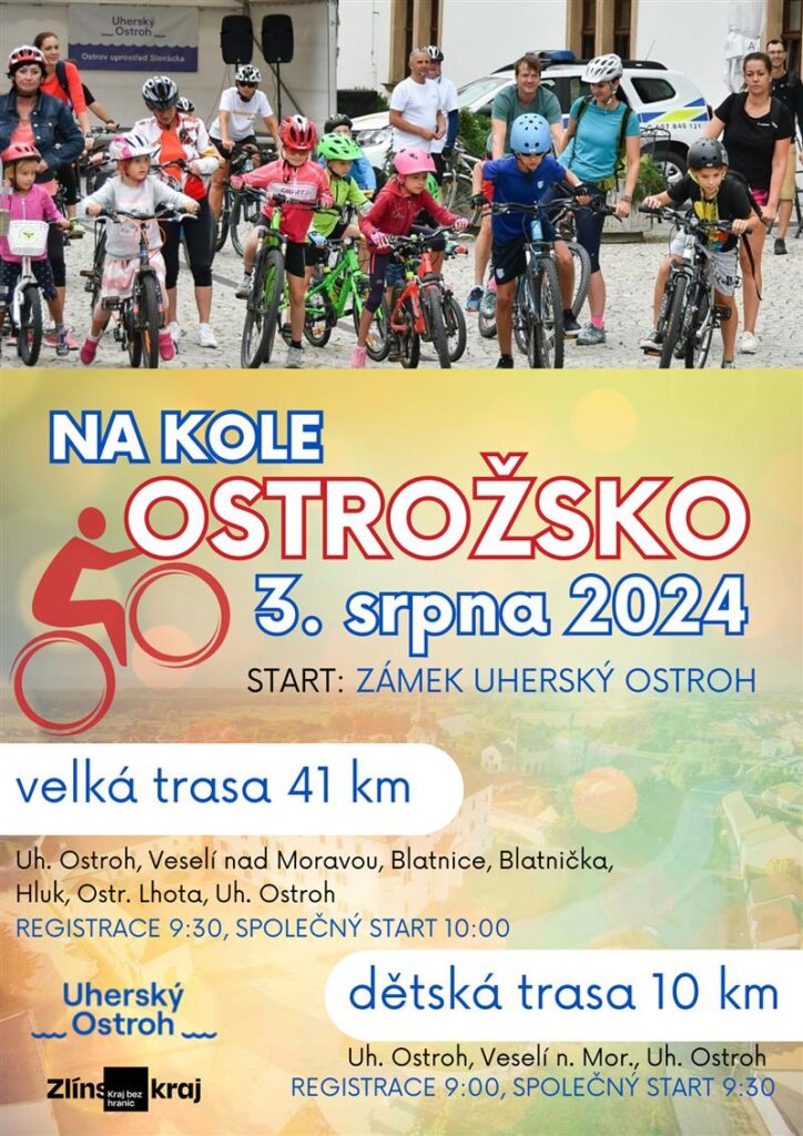 Uherský OSTROH ŽIJE! sportem – Na kole OSTROŽSKO