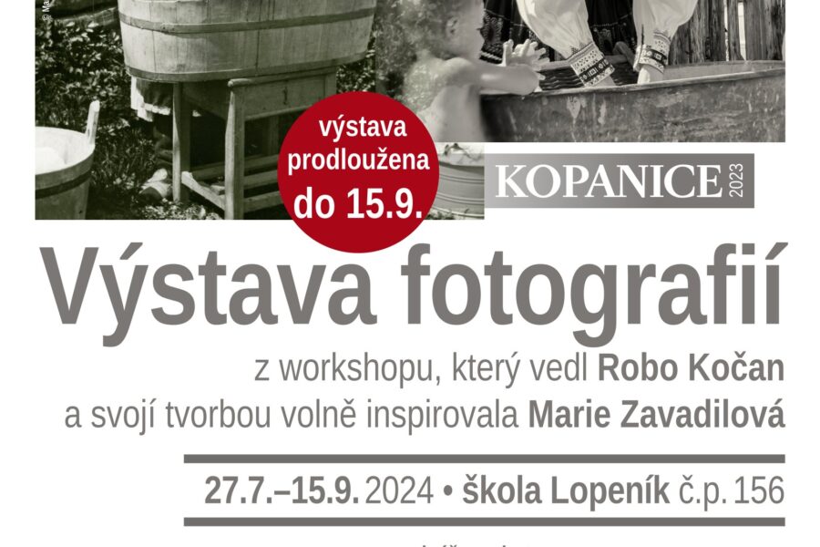 Výstava fotografií z workshopu s Robo Kočanem – KOPANICE 2023 FOTO