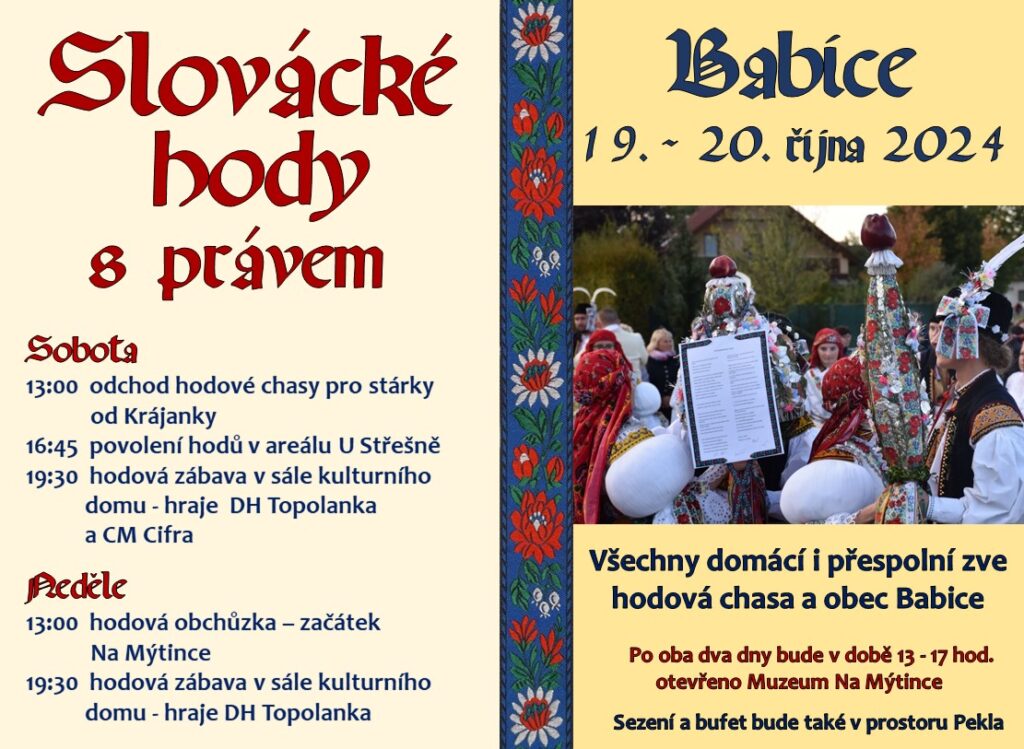 Slovácké hody s právem v Babicích