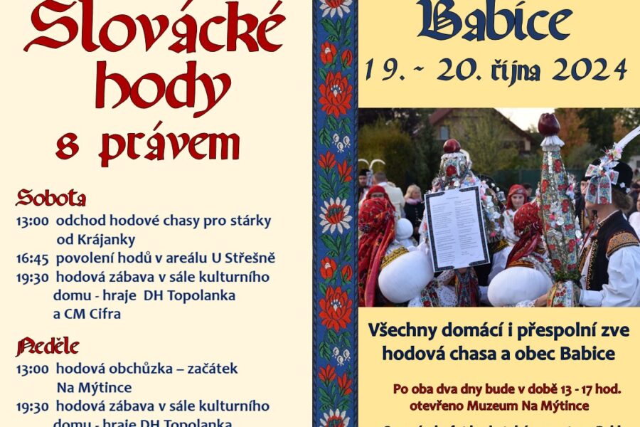 Slovácké hody s právem v Babicích