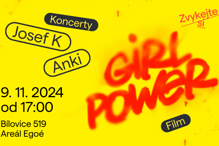 koncert Anki / Josef K. / projekce filmu Girl Power