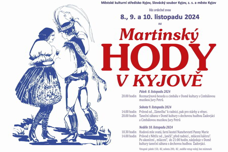 Tradiční Martinský hody v Kyjově 2024