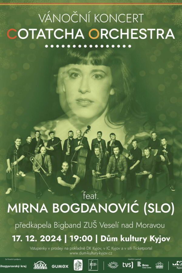 Vánoční koncert Cotatcha orchestra feat. Mirna Bogdanović v Kyjově