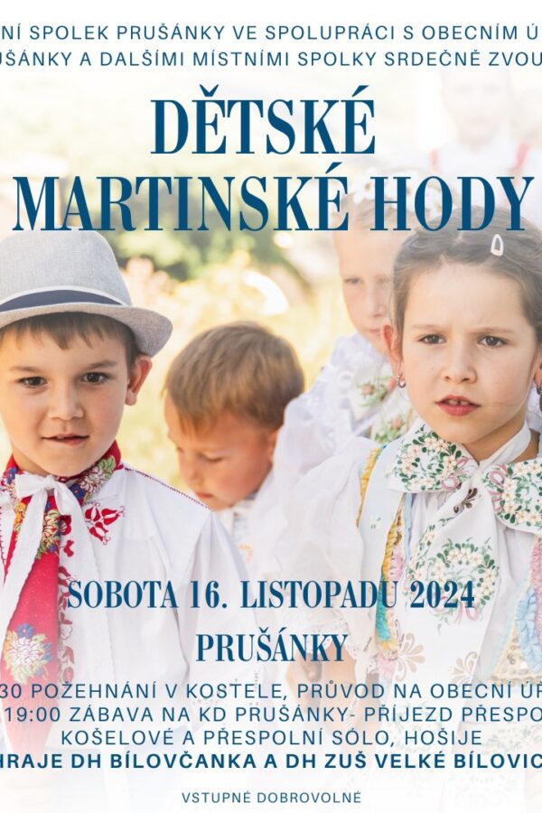 Dětské martinské hody v Prušánkách