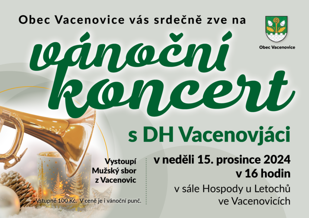 Vánoční koncert s DH Vacenovjáci