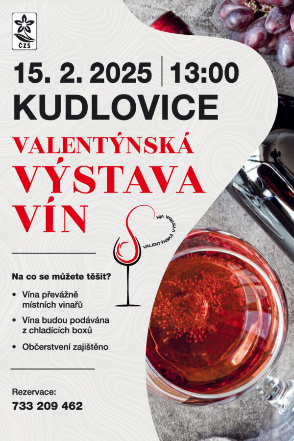 Valentýnská výstava vín Kudlovice